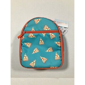 Cat & Jack Kids Classic Lunch Box Bag Pizza Slices New